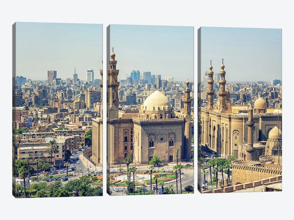 Cairo City by Manjik Pictures 3-piece Canvas Print