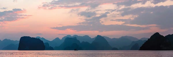 Natural Wonders: Halong Bay Sunset by Manjik Pictures