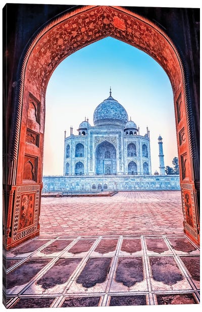 Blue Taj Canvas Art Print