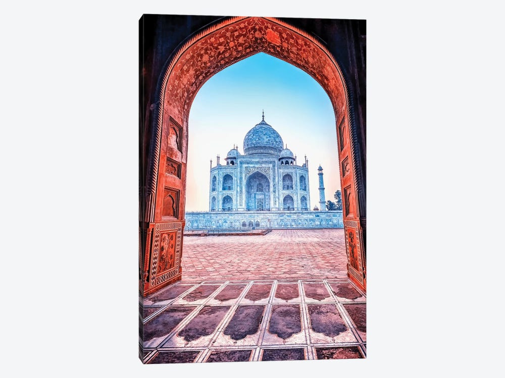 Blue Taj by Manjik Pictures 1-piece Canvas Artwork