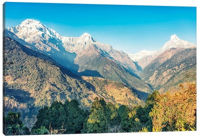 Himalayan Landscape Canvas Art Print - The Himalayas