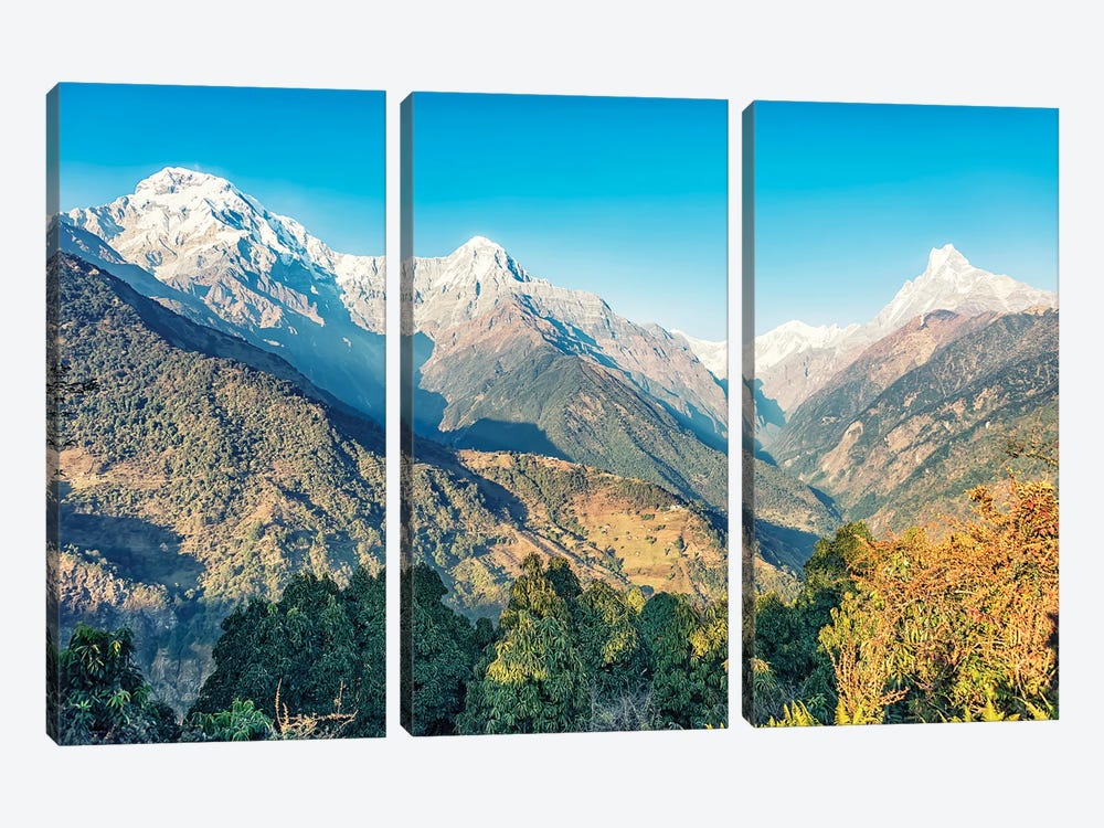 Himalayan Landscape by Manjik Pictures 3-piece Art Print