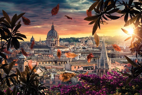 Lazio: Rome Roofs by Manjik Pictures
