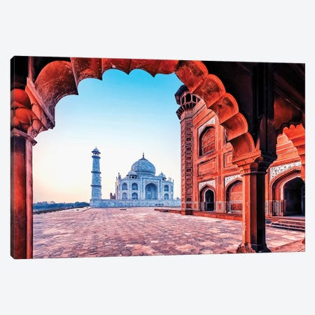 Beautiful Taj Canvas Print #EMN964} by Manjik Pictures Canvas Art
