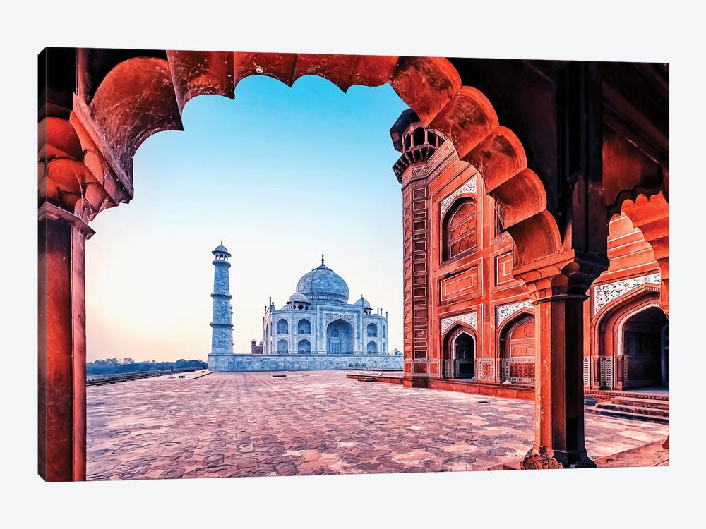 Beautiful Taj by Manjik Pictures 1-piece Canvas Art Print