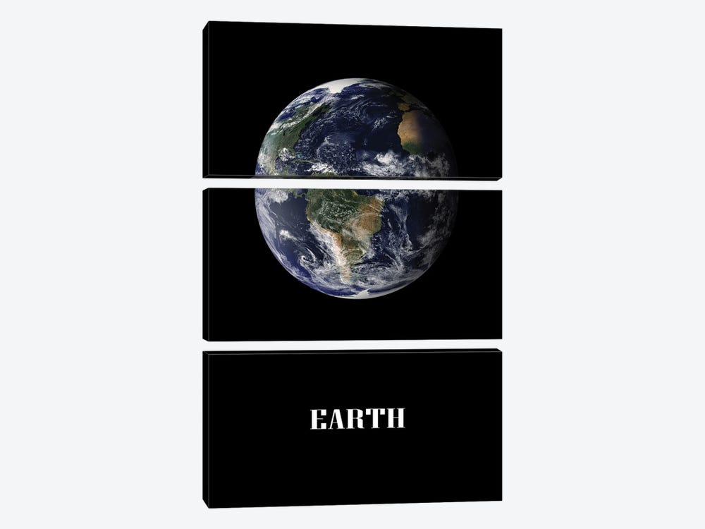 Earth by Manjik Pictures 3-piece Canvas Art Print