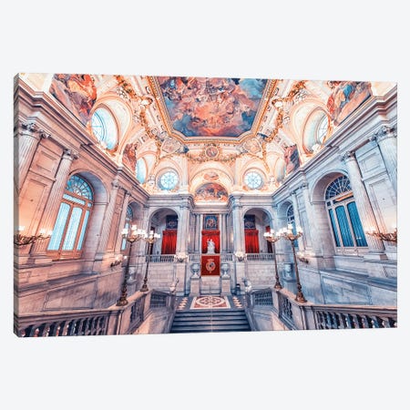 Royal Palace Of Madrid Canvas Print #EMN96} by Manjik Pictures Canvas Wall Art