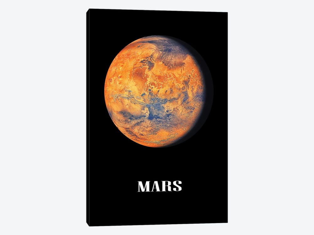 Mars by Manjik Pictures 1-piece Canvas Wall Art