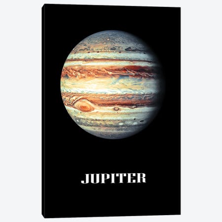 Jupiter Planet Canvas Print #EMN972} by Manjik Pictures Canvas Artwork
