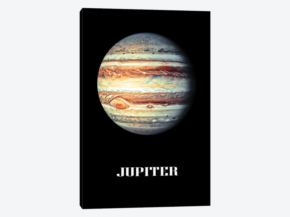 Jupiter Planet by Manjik Pictures 1-piece Canvas Art