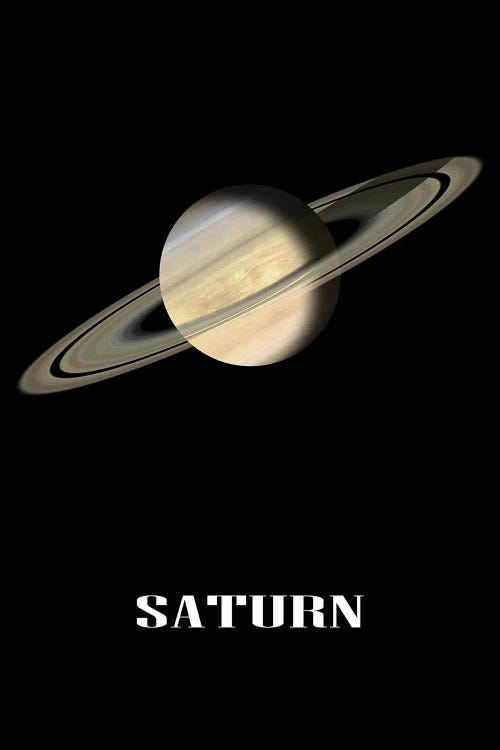 Saturn by Manjik Pictures wall art