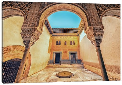 Alhambra Arch Canvas Art Print - The Alhambra