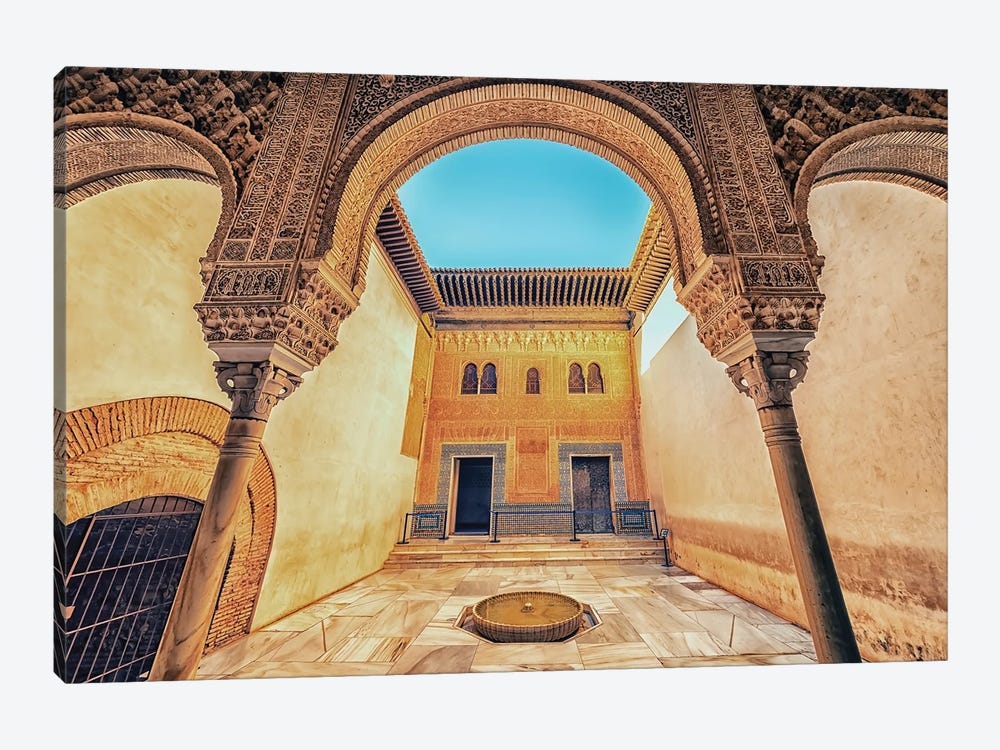 Alhambra Arch by Manjik Pictures 1-piece Canvas Wall Art