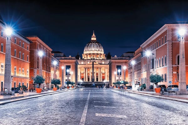 Vatican City: Vatican Evening by Manjik Pictures