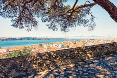Lisbon View by Manjik Pictures framed wall art