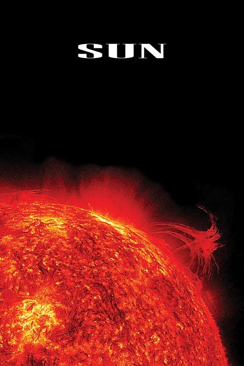 The Sun by Manjik Pictures wall art
