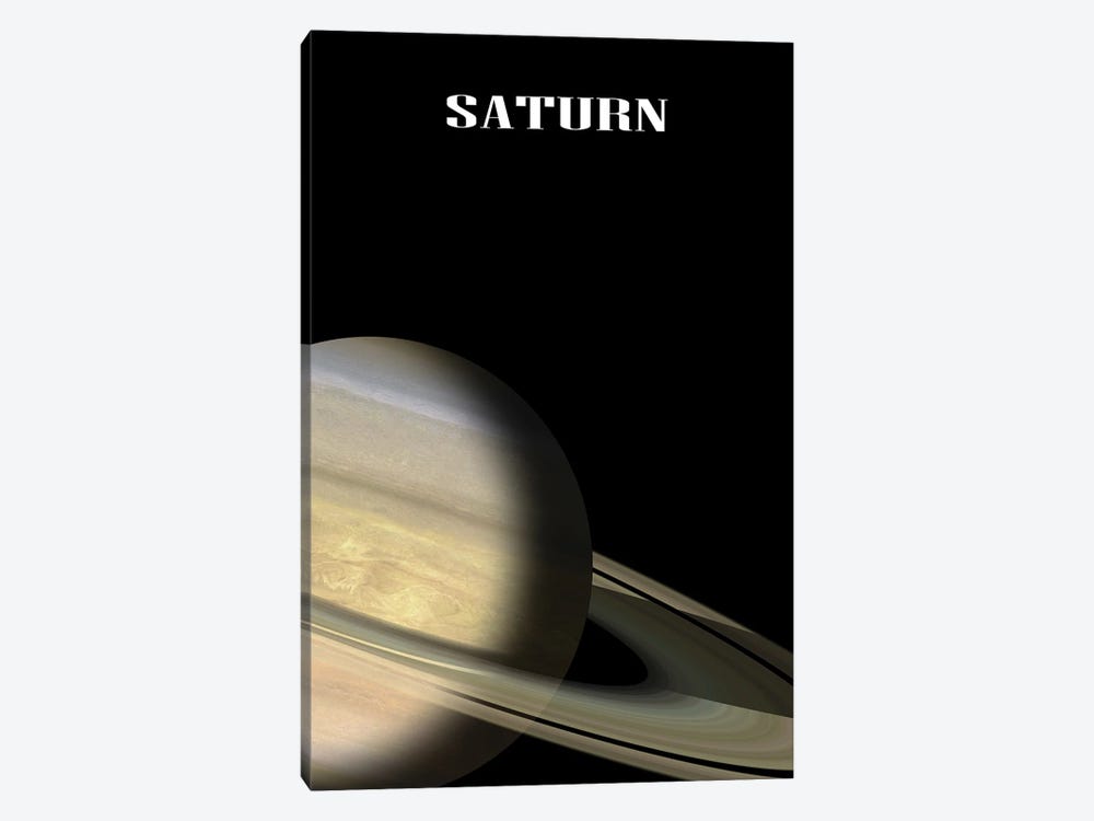 The Saturn Planet by Manjik Pictures 1-piece Canvas Artwork