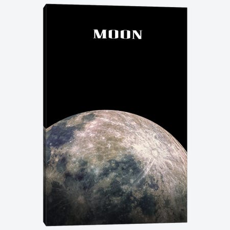 The Moon Canvas Print #EMN991} by Manjik Pictures Canvas Art