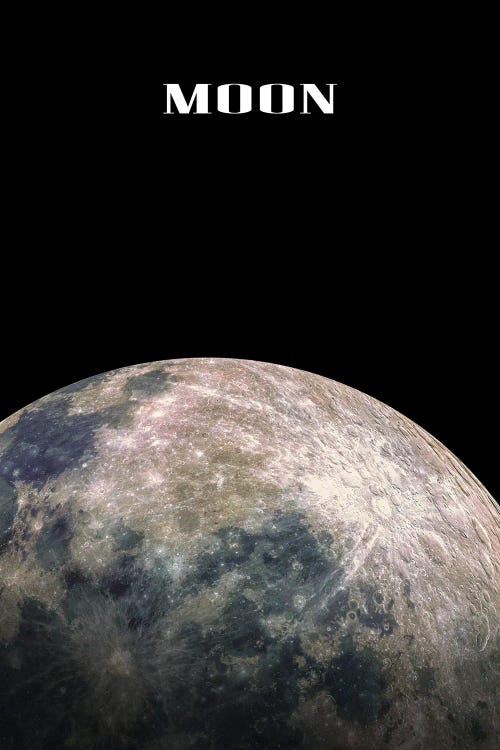 The Moon by Manjik Pictures wall art