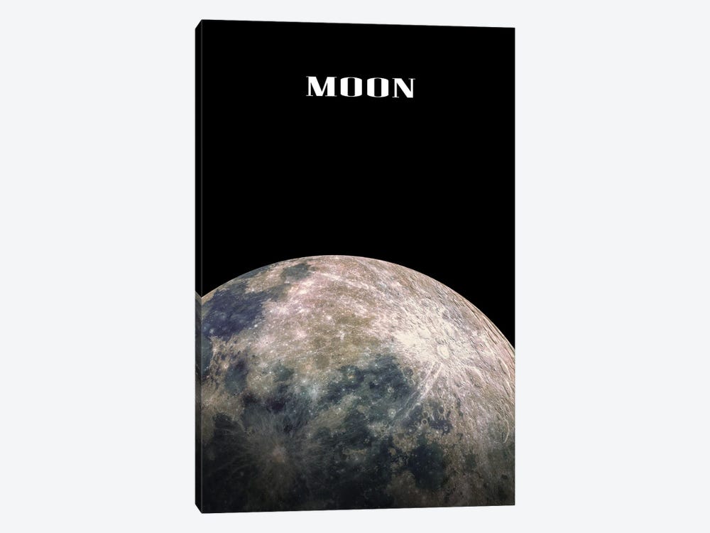 The Moon by Manjik Pictures 1-piece Canvas Print