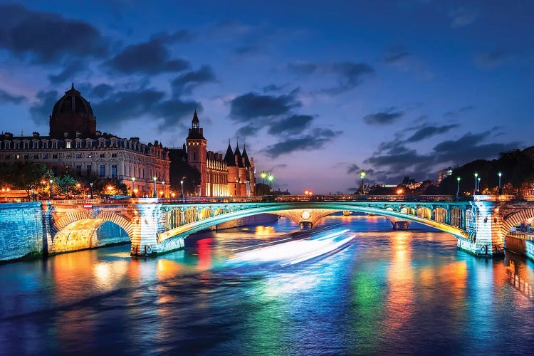 Paris At Dusk by Manjik Pictures wall art