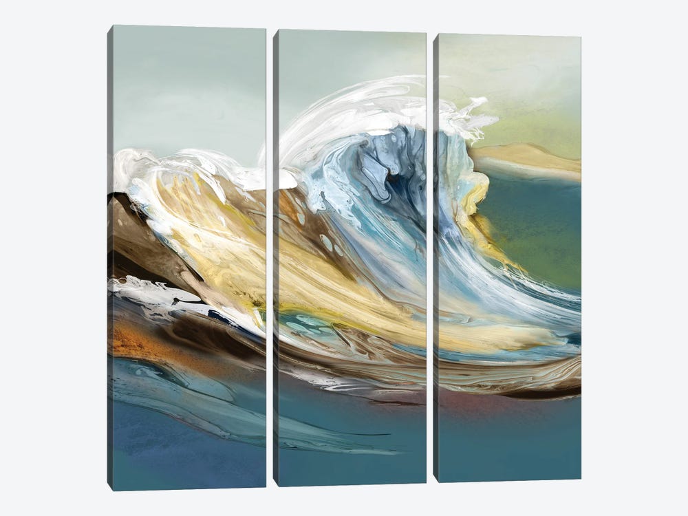 Fantasy Sea by Emma Peal 3-piece Canvas Art