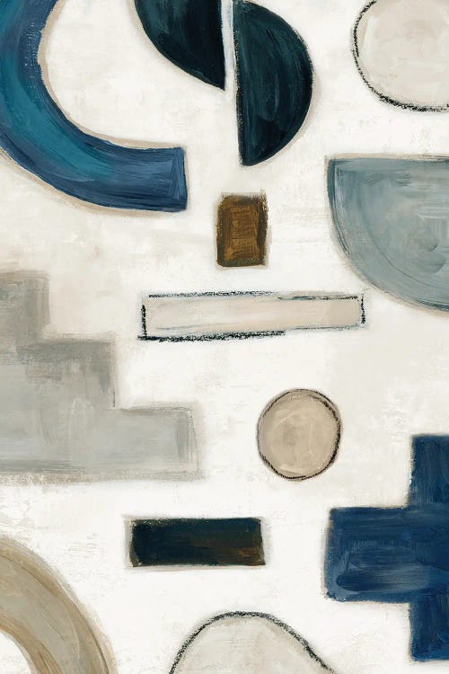 Blue Color Dance I by Emma Peal wall art