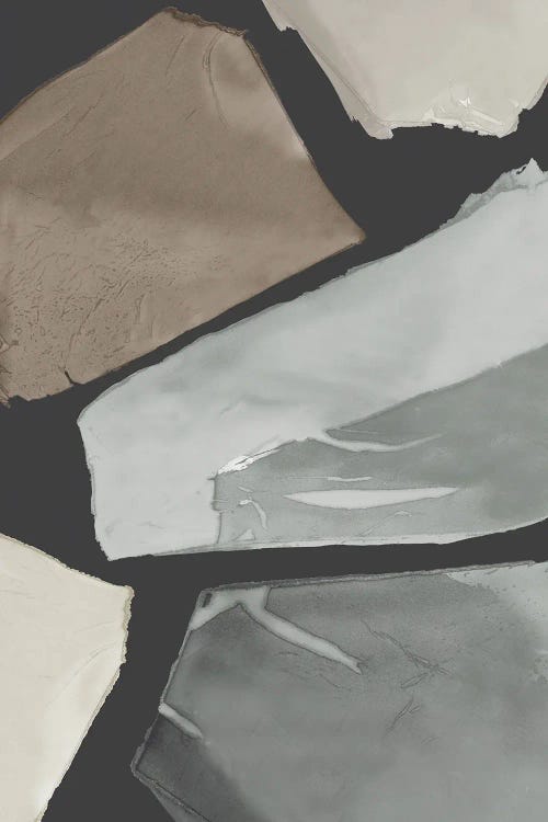 Muted Fragments In Soft Collision by Emma Peal wall art
