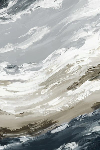 Stormy Waves In Abstract Motion by Emma Peal gallery poster