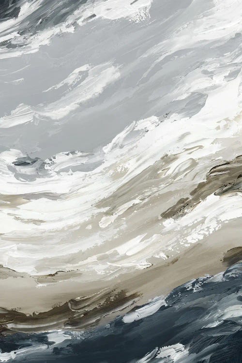 Stormy Waves In Abstract Motion by Emma Peal wall art