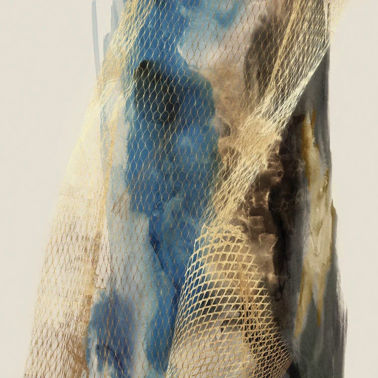 Metallic Lace II by Emma Peal wall art