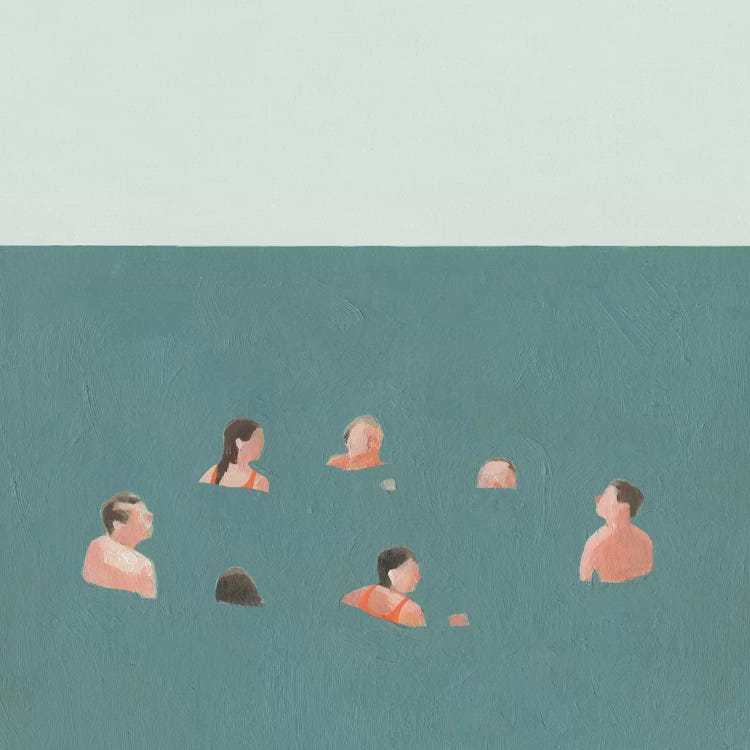 The Swimmers I by Emma Scarvey wall art