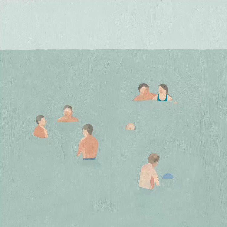 The Swimmers II by Emma Scarvey wall art