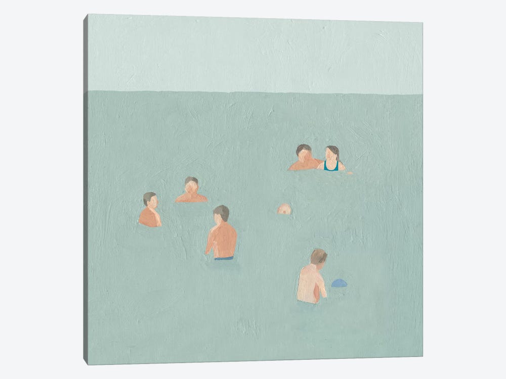 The Swimmers II by Emma Scarvey 1-piece Canvas Artwork