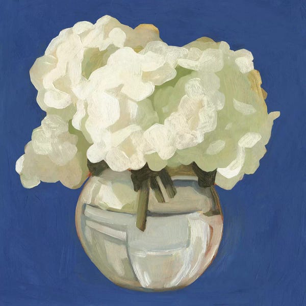 Hydrangeas: White Hydrangeas I by Emma Scarvey