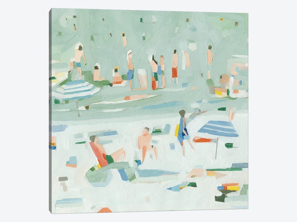Summer Confetti II by Emma Scarvey 1-piece Canvas Art Print