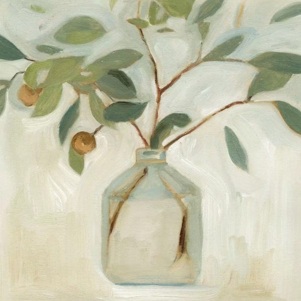 Botanical Still Life: Neutral Arrangement I by Emma Scarvey