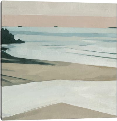 Coastal Lines II Canvas Art Print - Emma Scarvey
