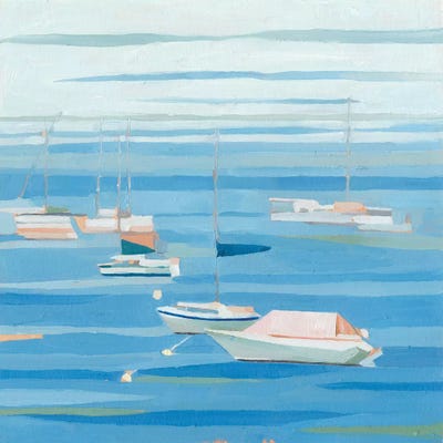 Summer Regatta I by Emma Scarvey framed wall art