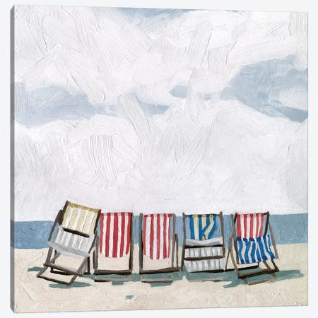 Beach Trip I Canvas Print #EMS204} by Emma Scarvey Art Print