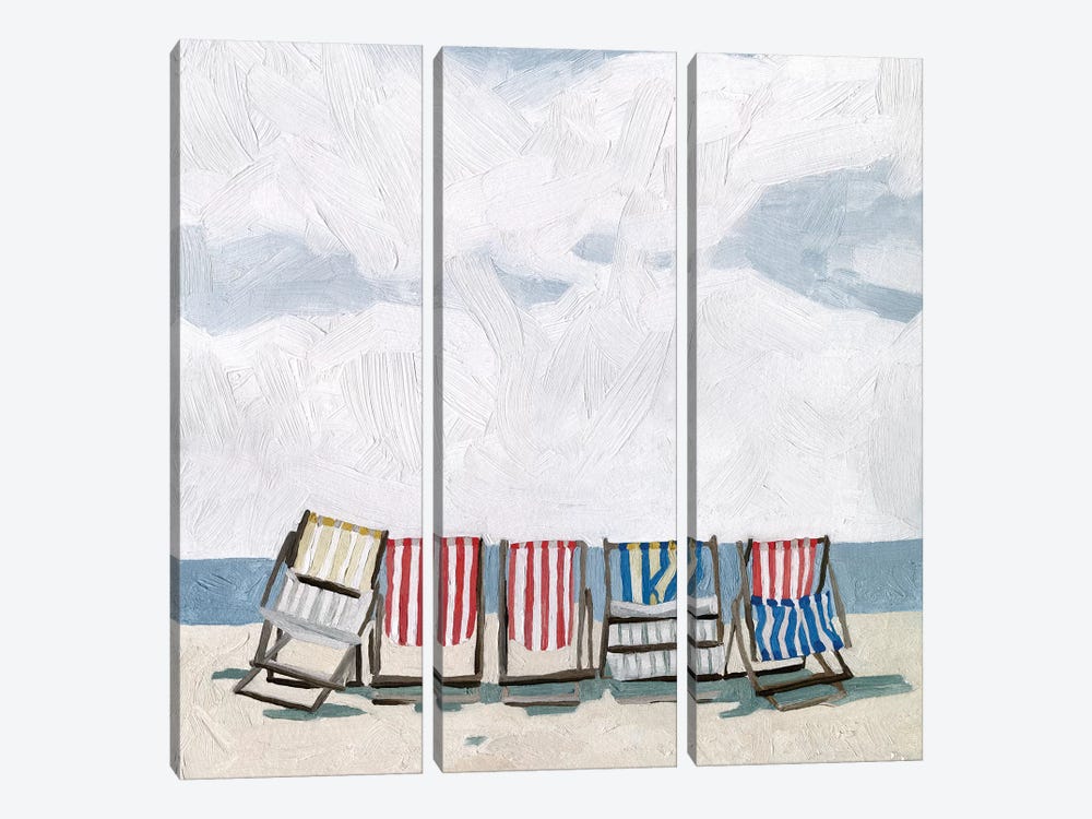 Beach Trip I by Emma Scarvey 3-piece Art Print