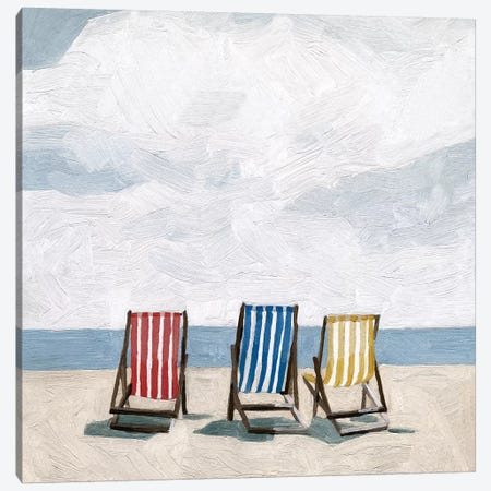 Beach Trip II Canvas Print #EMS205} by Emma Scarvey Art Print
