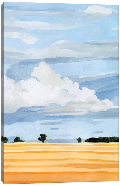 Pale Cloudscape I Canvas Art Print - Emma Scarvey