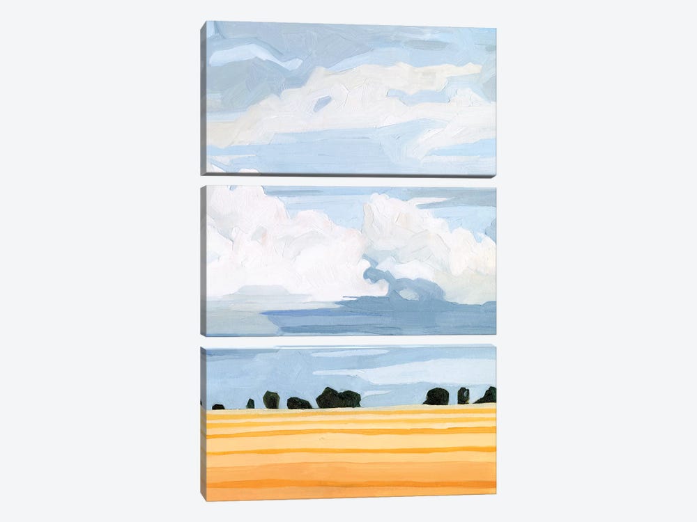 Pale Cloudscape II by Emma Scarvey 3-piece Canvas Artwork