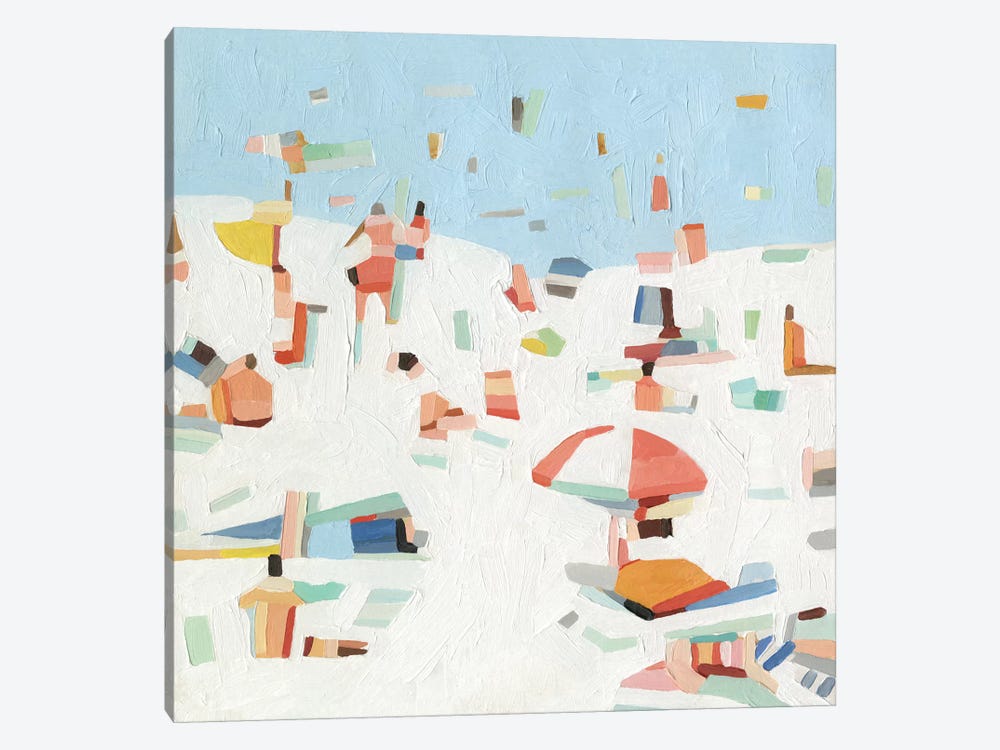 Summer Confetti III by Emma Scarvey 1-piece Canvas Art
