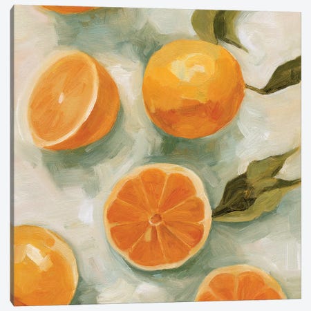 Fresh Citrus I Canvas Print #EMS230} by Emma Scarvey Canvas Art Print