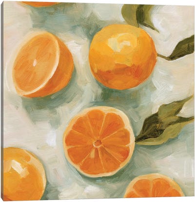 Fresh Citrus I Canvas Art Print - Emma Scarvey