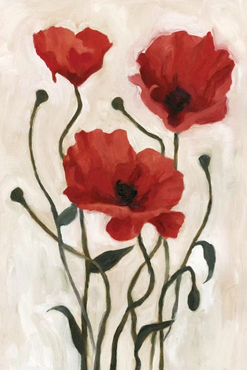 Poppy Bouquet I by Emma Scarvey wall art