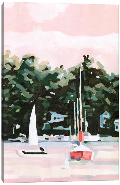 Lake Afternoon II Canvas Art Print - Kids Transportation Art
