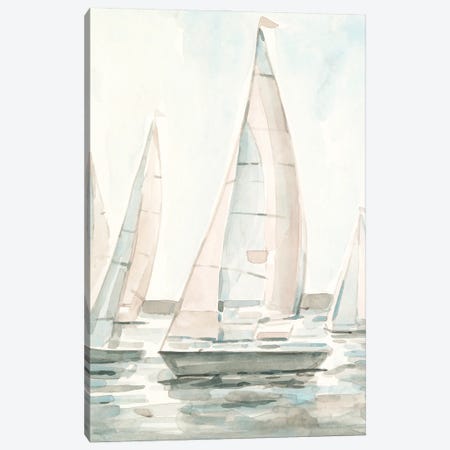 Soft Sail I Canvas Print #EMS248} by Emma Scarvey Canvas Art